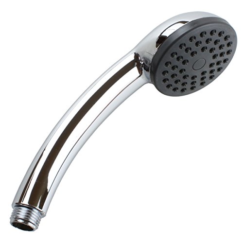 Sanixa JL12AC Design Handbrause mit Antikalkdüsen | ABS verchromt | Antikalk | Duschkopf Duschbrause Brause Brausekopf | Bad Zubehör von Sanixa