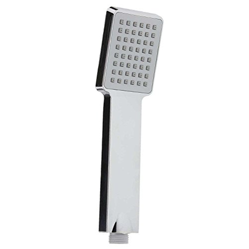 Sanixa LU49 hochwertige Design-Brause QUADRO für exzellentes Duschvergnügen Quadratischer Duschkopf Duschbrause Handbrause Dusche Bad Brausekopf rechteckig Anti-Kalk von Sanixa