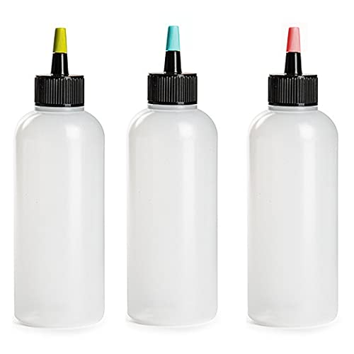 Sanixa PF12603 3er Set Dosierflaschen 175 ml Kunststoff transparent Universalflasche Küche Quetschflasche für Dessertsaucen Dressing UVM. Saucenspender Flasche Sanixa PF12603 3er Set Dosierflaschen 175 ml Kunststoff transparent Universalflasche Küche Quetschflasche für Dessertsaucen Dressing UVM. Saucenspender Flasche von Sanixa