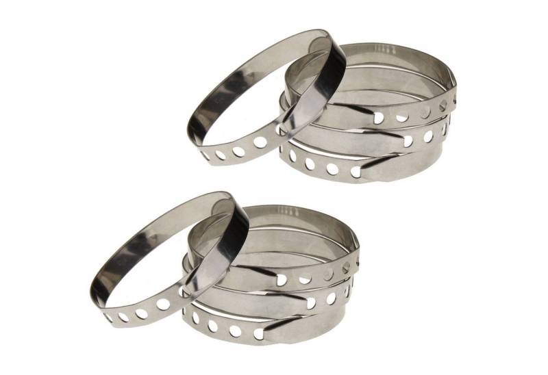 Sanixa Rouladenklammer (Sparset, 8-tlg., 8er Set), Rouladenklammern Rouladenwickel wiederverwendbar Metallringe von Sanixa