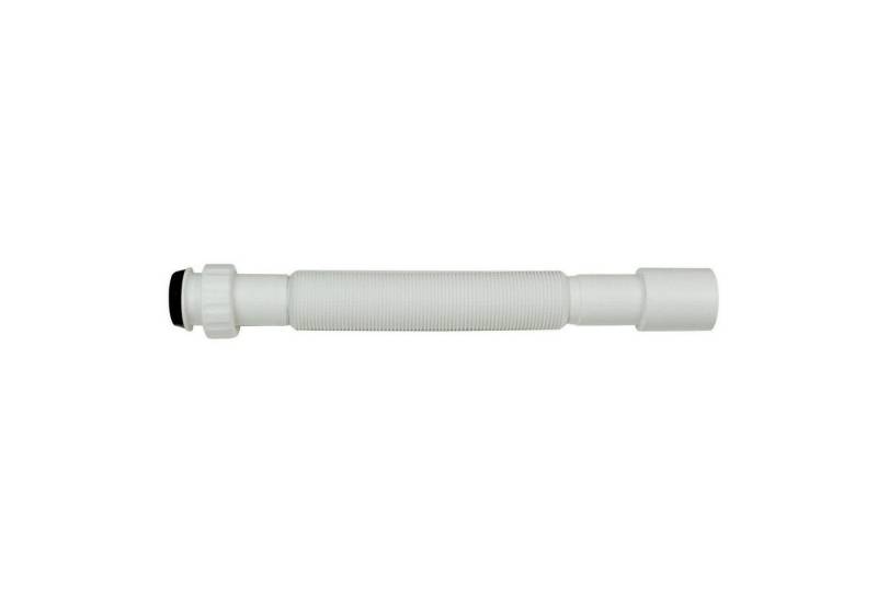 Sanixa Siphon Universal-Abflusssiphon weiß Kunststoff 1 1/4 Zoll auf 32/40 mm, (Siphon Küche Spüle Bad Waschbecken Ablauf flexibel), Kunststoff von Sanixa