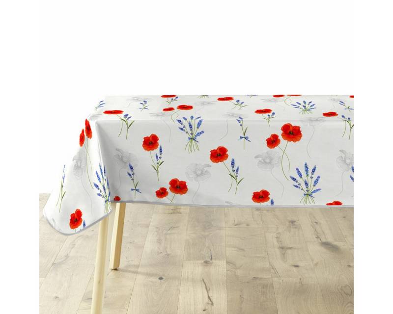 Sanixa Tischdecke Outdoor vers. Farben 140x240 cm Tischtuch PVC Gartentisch (Tischdekoration Tischwäsche Balkon Terrasse, waschbar Wachstischtuch Tafeltuch), abwischbar modern gemustert Regenfest von Sanixa