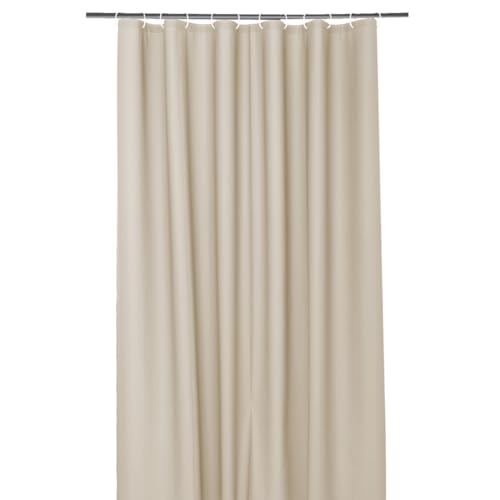 Sanixa U6RD150 Duschvorhang Beige PEVA 180x200 cm wasserdicht waschbar Badewannenvorhang Vorhang hochwertige Qualität (Beige) von Sanixa