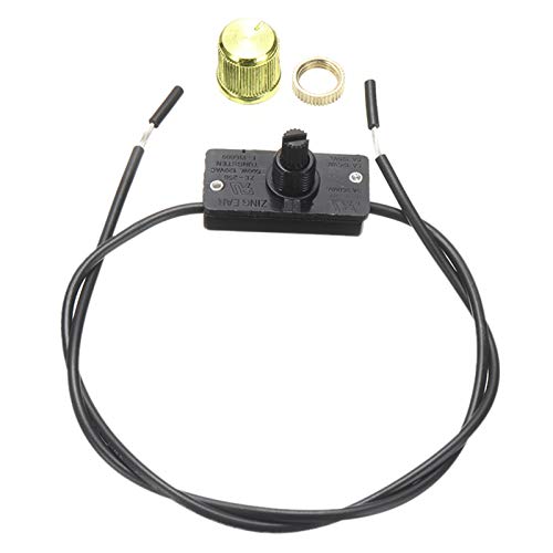 Sankuai 1 Stück 2 Funktionen Wandern Rotary Dimmer Lampe Switch Messing 120 Volt 500 W für ZE-256 Zing Ohr von Sankuai