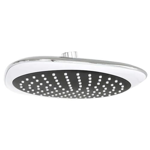 Sanlingo Duschkopf, 20 x 20 cm, Duschkopf für Regendusche, Duschbrause in Chrom-Optik, quadratischer Regenduschkopf, schwenkbar, 106 Wasserdüsen von Sanlingo