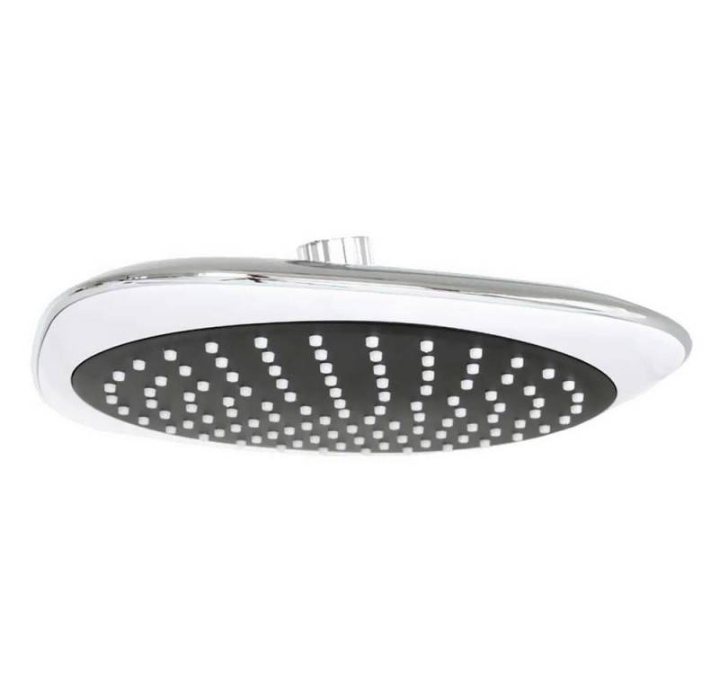 Sanlingo Duschbrause 20x20 cm Regenbrause eckig Duschkopf Schwarz Weiss Chrome Brausekopf von Sanlingo