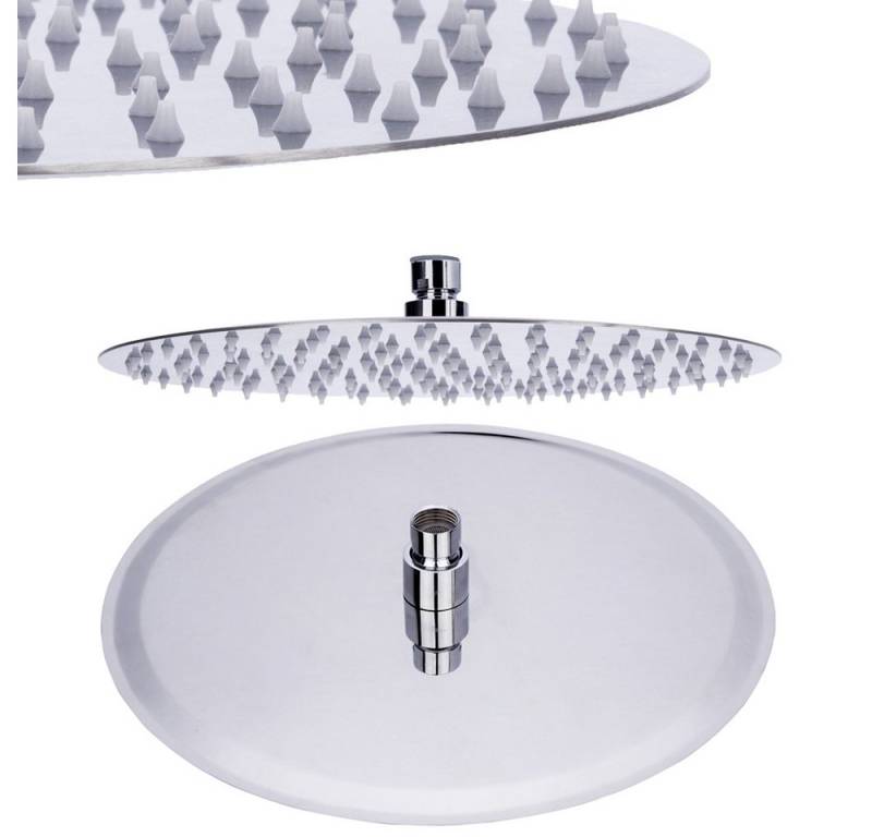 Sanlingo Regenduschkopf Edelstahl Poliert Regenschauer Regenbrause Duschkopf Brausekopf Ø25 cm von Sanlingo