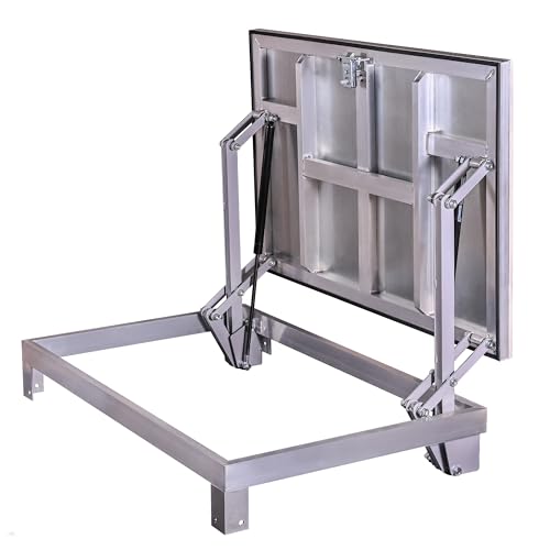 Schachtabdeckung für den Außenbereich 60 x 90(R) cm, Bodenluke Schachtdeckel Revisionsschacht Kanalschacht von Sanluk