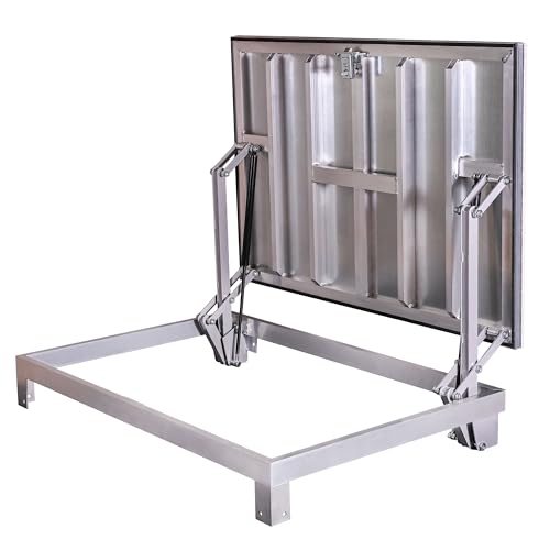 Schachtabdeckung für den Außenbereich 70 x 100(R) cm, Bodenluke Schachtdeckel Revisionsschacht Kanalschacht von Sanluk