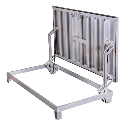 Schachtabdeckung für den Außenbereich 70 x 120(R) cm, Bodenluke Schachtdeckel Revisionsschacht Kanalschacht von Sanluk