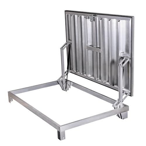Schachtabdeckung für den Außenbereich 80 x 120(R) cm, Bodenluke Schachtdeckel Revisionsschacht Kanalschacht von Sanluk