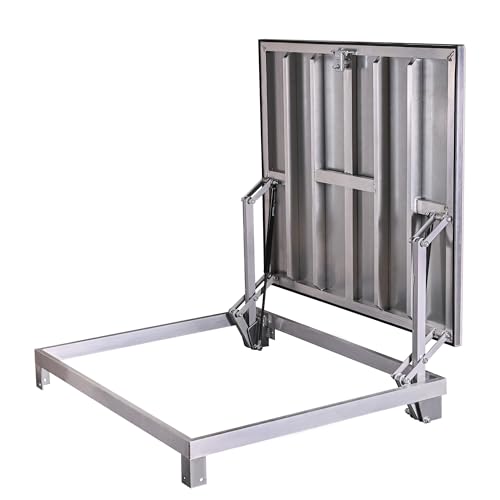 Schachtabdeckung für den Außenbereich 90 x 100(R) cm, Bodenluke Schachtdeckel Revisionsschacht Kanalschacht von Sanluk