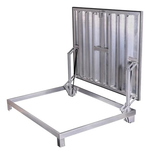 Schachtabdeckung für den Außenbereich 90 x 120(R) cm, Bodenluke Schachtdeckel Revisionsschacht Kanalschacht von Sanluk