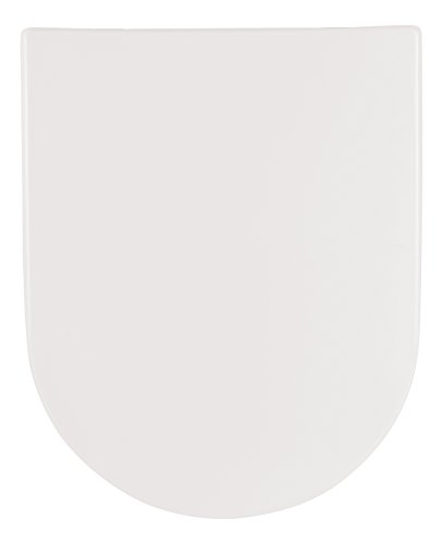 SANLUX - 40387 0 - WC-Sitz Almeria in Weiß - Hochwertiger Toilettensitz aus Duroplast - WC Brille mit Absenkautomatik & Take-Off Funktion & Top-Fix-Befestigung von aquaSu