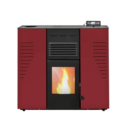 Sannover Pelletofen Slim Astral 12 kW Bordeaux von Sannover Thermique