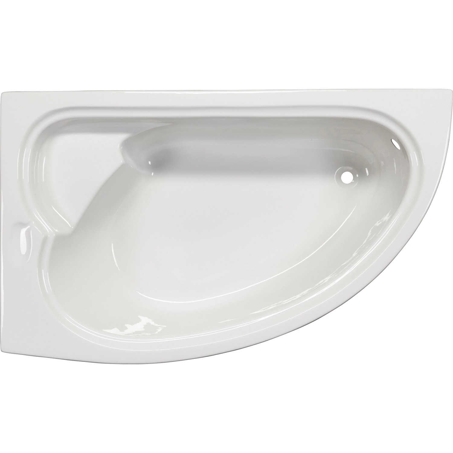 Sanoacryl Badewanne London 165 cm x 95 cm Weiß von Sanotechnik