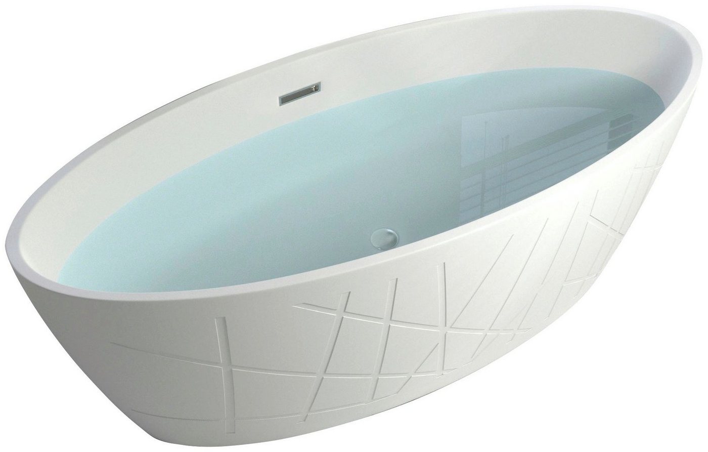 Sanotechnik Badewanne Manhatten, Maße: 170x80,6x60cm von Sanotechnik