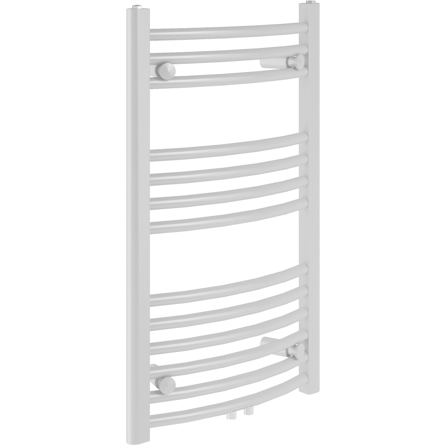 Sanotechnik Badheizkörper Bari gebogen 803 x 600 mm Weiß mit Mittelanschluss von Sanotechnik