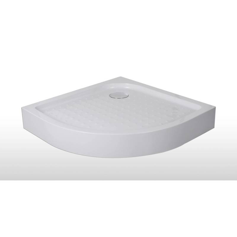 Sanotechnik Duschwanne Viertelkreis 90 cm x 90 cm Weiß von Sanotechnik