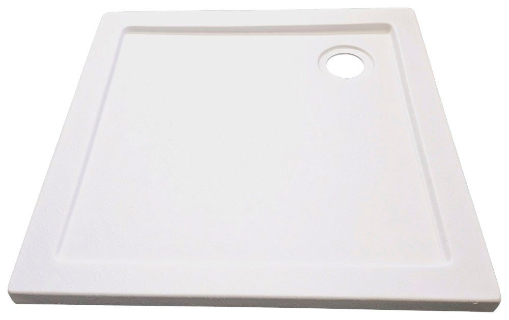 Sanotechnik Eckduschwanne, rechteckig, Acryl, mit Steineffekt, LxBxH: 80x80x4 cm Sanotechnik Eckduschwanne, rechteckig, Acryl, mit Steineffekt, LxBxH: 80x80x4 cm von Sanotechnik