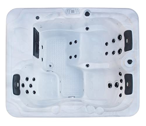 Sanotechnik Outdoor Whirlpool Oasis Weiß - Mit Abdeckung und Stiege - Maße 208 x 175 x 90 cm - 30 Massagedüsen, Bluetooth - Audiosystem, Whirlpool SPA für 3 Personen Sanotechnik Outdoor Whirlpool Oasis Weiß - Mit Abdeckung und Stiege - Maße 208 x 175 x 90 cm - 30 Massagedüsen, Bluetooth - Audiosystem, Whirlpool SPA für 3 Personen von Sanotechnik