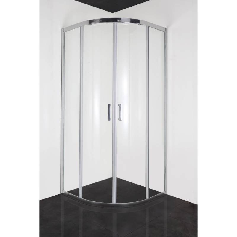 Sanotechnik Runddusche Elite Chrom 90 cm x 90 cm x 195 cm Radius 55 cm von Sanotechnik
