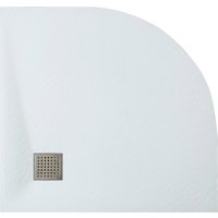 Sanotechnik Rundduschwanne "SMC Brausetasse weiß", Maße: 90x90x2,6cm von Sanotechnik