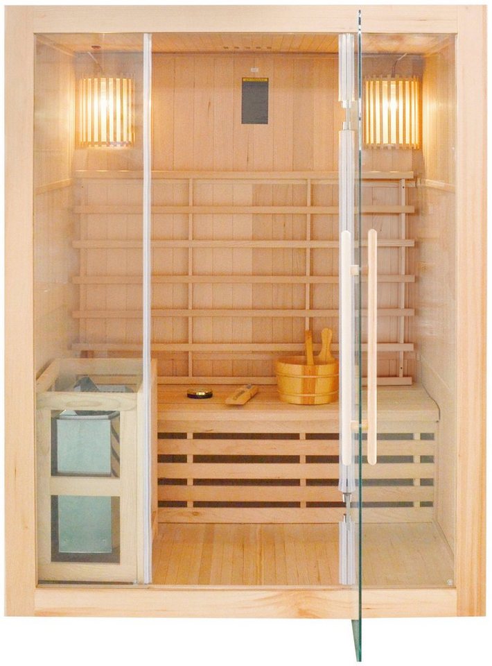Sanotechnik Sauna RIGA, BxTxH: 120 x 150 x 190 cm, für 3 Personen von Sanotechnik