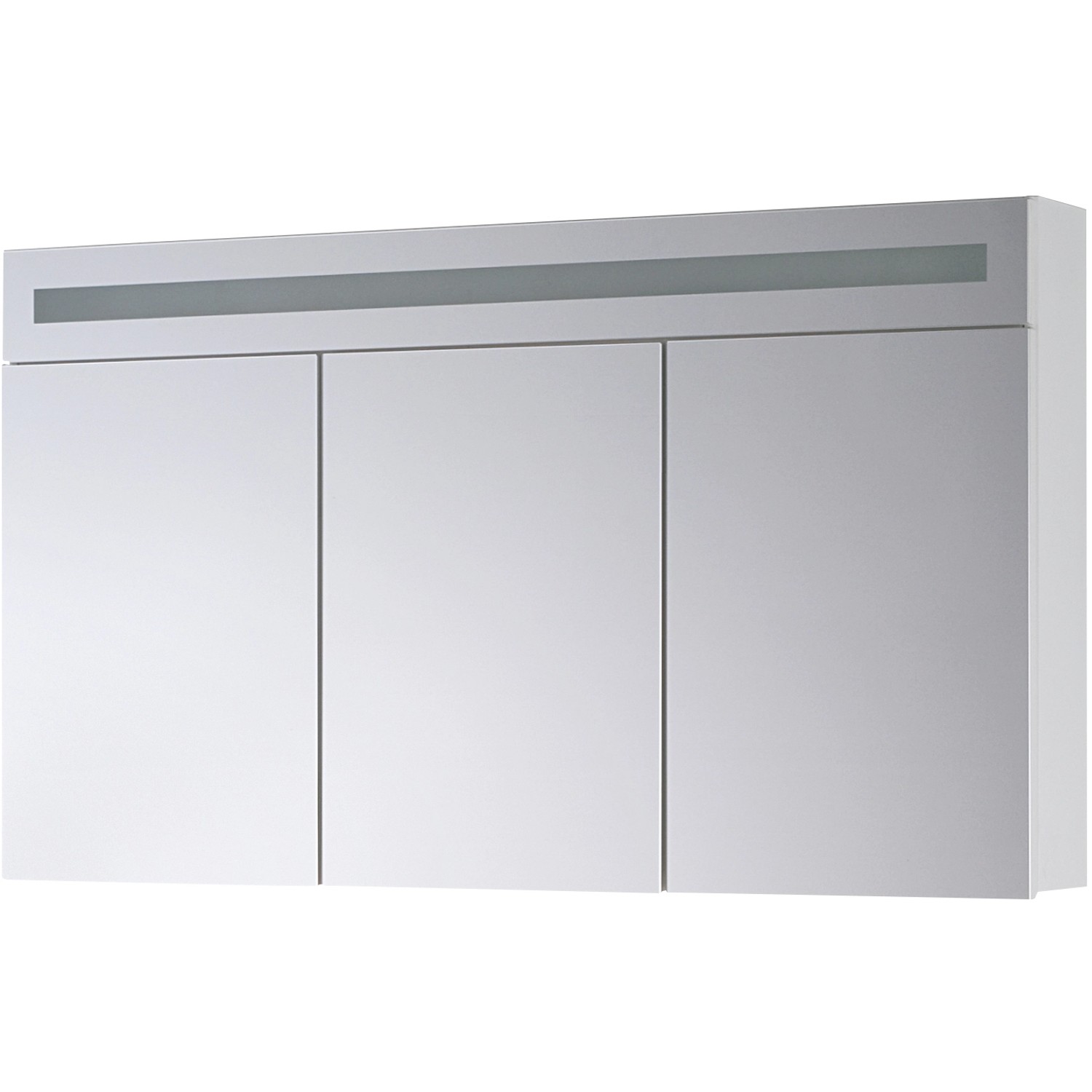 Sanotechnik Spiegelschrank Weiß 120 cm mit Softclose Türen von Sanotechnik