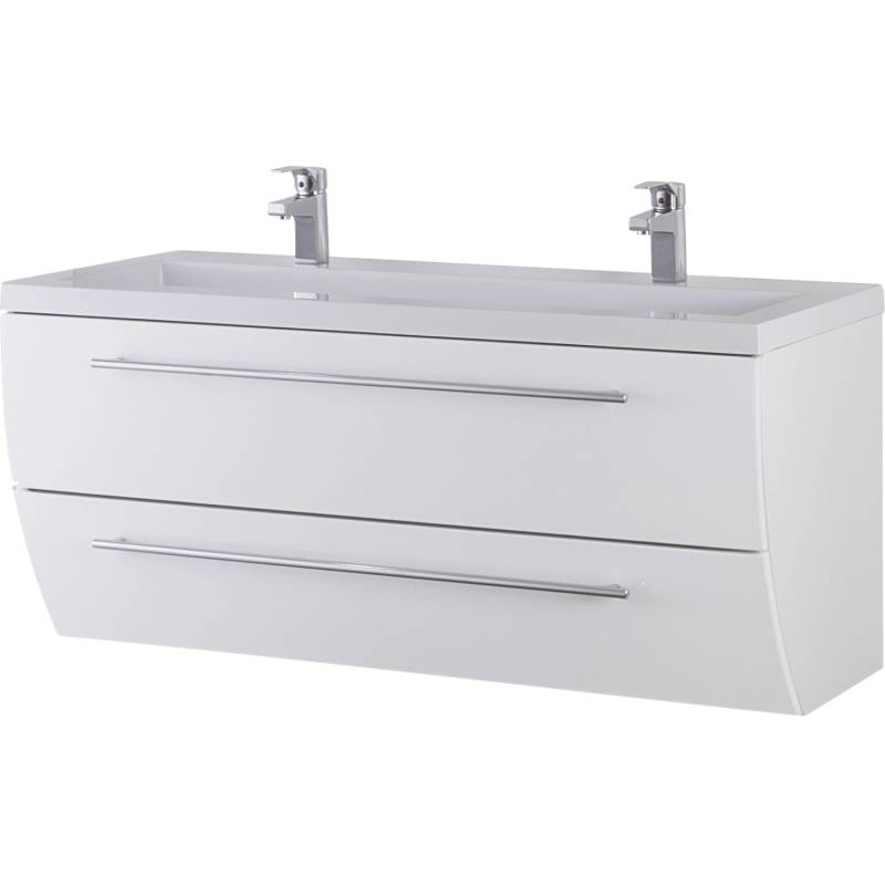 Waschbecken Sweet 120 cm Weiß von Sanotechnik
