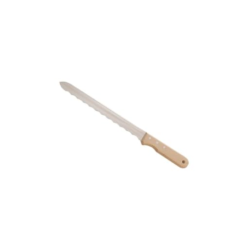 Sanpro 280 mm Doppelseitiges Dämmstoffmesser zum leichten Dämmstoff Schneiden (Dämmstoffmesser Messer Dämmung schneiden wellenschliff Sägeschliff Styropor Glaswolle Steinwolle) von Sanpro
