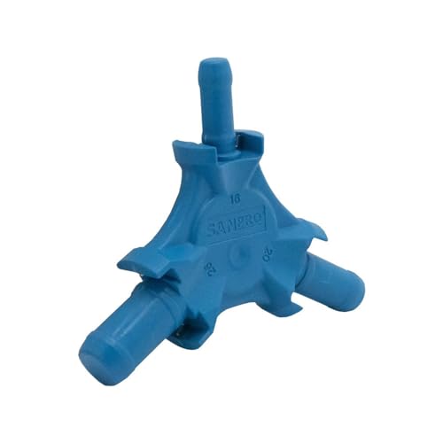 Sanpro Kalibrierer - Entgrater (innen + außen) für Verbundrohr 16x2, 20x2, 26x3 (Rohr Rohrkalibrierer kalibrieren entgraten anfasen Verbundrohr Steckfitting Steckfit) Ausführung: Multi von Sanpro