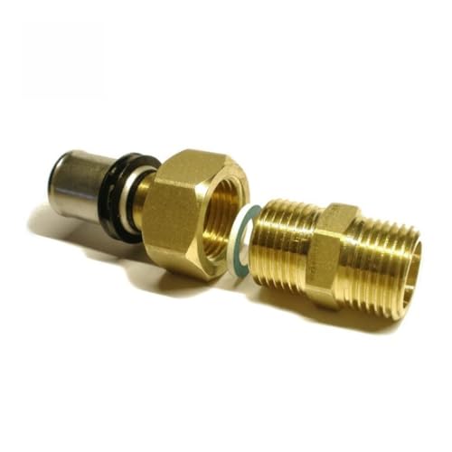 Sanpro Pressfitting Übergangsverschraubung Außengewinde, Größe 16x2 - Gewinde 1/2' Sanpro Pressfitting Übergangsverschraubung Außengewinde, Größe 16x2 - Gewinde 1/2' von Sanpro