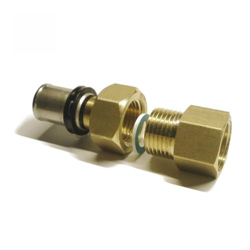 Sanpro Pressfitting Übergangsverschraubung Innengewinde, Größe 26x3 - Gewinde 3/4' (Pack à 3 Stück) von Sanpro
