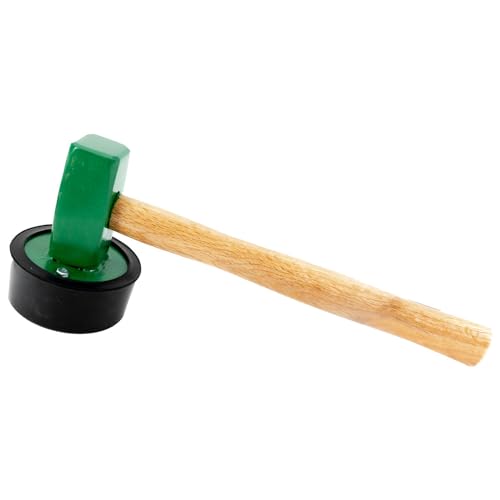 Sanpro Profi Pflasterhammer rund 2,5 kg mit wechselbarem Gummi | Langlebiger Plattenverlegehammer groß für Steinplatten, Terrassenplatten, Platten | Gummihammer, Schonhammer zum Pflastern in schwarz Sanpro Profi Pflasterhammer rund 2,5 kg mit wechselbarem Gummi | Langlebiger Plattenverlegehammer groß für Steinplatten, Terrassenplatten, Platten | Gummihammer, Schonhammer zum Pflastern in schwarz von Sanpro