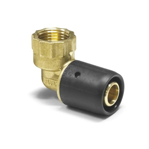 Sanpro Steckfitting 90° Winkel - Bogen + Innengewinde, Größe 20x2 - Gewinde 3/4' (dvgw winkel bogen innengewinde STECKFIT THPRESS) von Sanpro