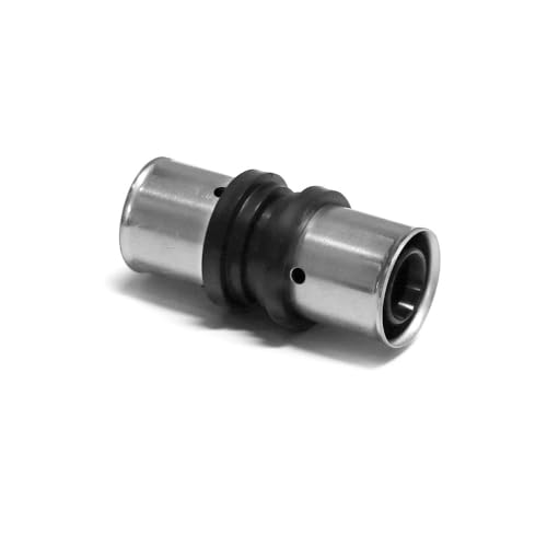 Sanpro THPRESS Pressfitting Kupplung - Muffe mit TH Kontur, Größe 26x3, PPSU (pressfitting kupplung muffe dvgw PPSU STECKFIT) (Pack à 3 Stück) von Sanpro
