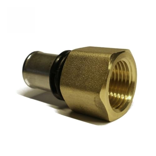 Sanpro THPRESS Pressfitting Übergang Innengewinde - Übergangsmuffe, Größe 16x2 - Gewinde 1/2' (Pack à 3 Stück) von Sanpro