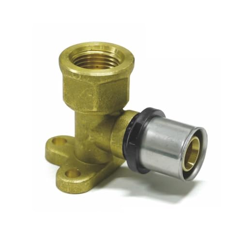 Sanpro THPRESS Pressfitting Wandwinkel - Wandscheibe IG, Größe 16x2 - Höhe 39 mm - Gewinde 1/2' (Pack à 3 Stück) von Sanpro