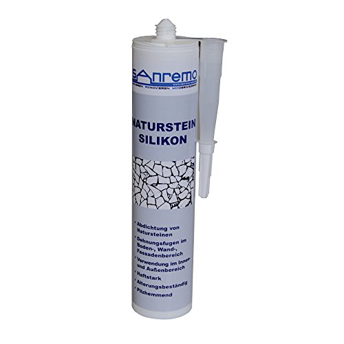 6x 310ml SANREMO NATURSTEINSILIKON nach RAL-CLASSIC® Farbtöne ca. RAL 7022 von Sanremo