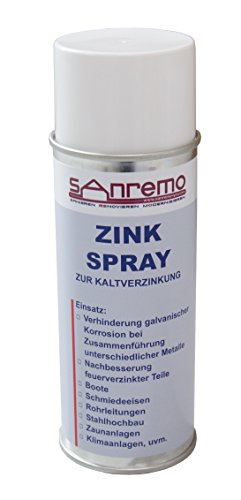 Sanremo 6x Zink Spray - zur Kaltbezinkung 400ml von Sanremo