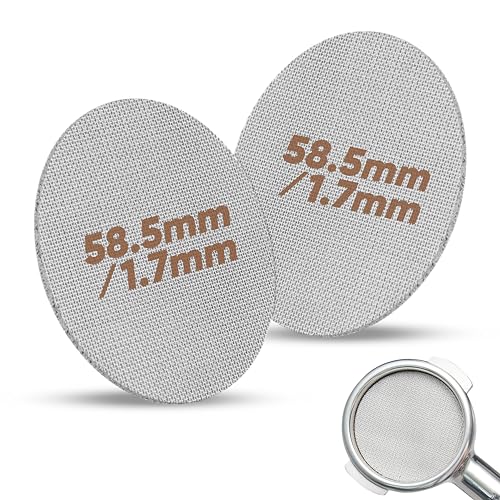 Puck Screen 58mm 2er Set Flair Espresso Sieb für Siebträger 1.7mm Thickness Edelstahl Puck Screen 58.5 Rundfilter Wiederverwendbar Siebträger Sieb Espresso Zubehör Puck Screen 58mm 2er Set Flair Espresso Sieb für Siebträger 1.7mm Thickness Edelstahl Puck Screen 58.5 Rundfilter Wiederverwendbar Siebträger Sieb Espresso Zubehör von Sanrolax