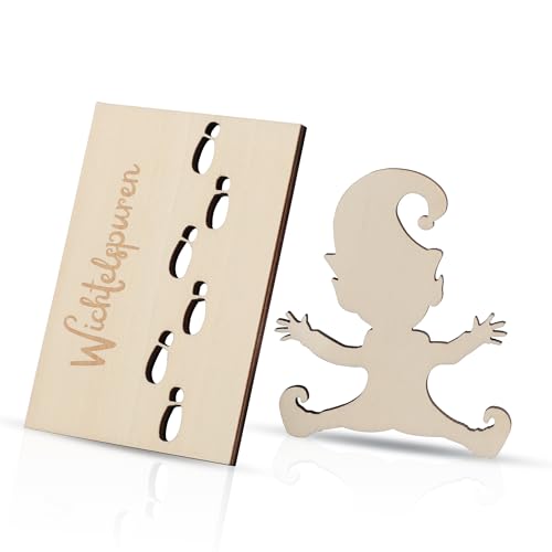 Wichtelschablone Fußabdrücke Weihnachtswichtel Zubehör Kreativset Wichteltür Zubehör Weihnachtsdekoration für Böden Fenster Wichtelschablone Fußabdrücke Weihnachtswichtel Zubehör Kreativset Wichteltür Zubehör Weihnachtsdekoration für Böden Fenster von Sanrolax
