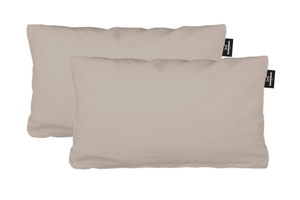 Sansibar Sylt Kissenbezug 2er Set Uni Jersey Kissenhülle, 40x80 cm, edlem Sansibar Steg-Fähnchen, (2 Stück), 2er Set, perfekter, faltenfreier Sitz, Antipilling Ausrüstung Sansibar Sylt Kissenbezug 2er Set Uni Jersey Kissenhülle, 40x80 cm, edlem Sansibar Steg-Fähnchen, (2 Stück), 2er Set, perfekter, faltenfreier Sitz, Antipilling Ausrüstung von Sansibar Sylt