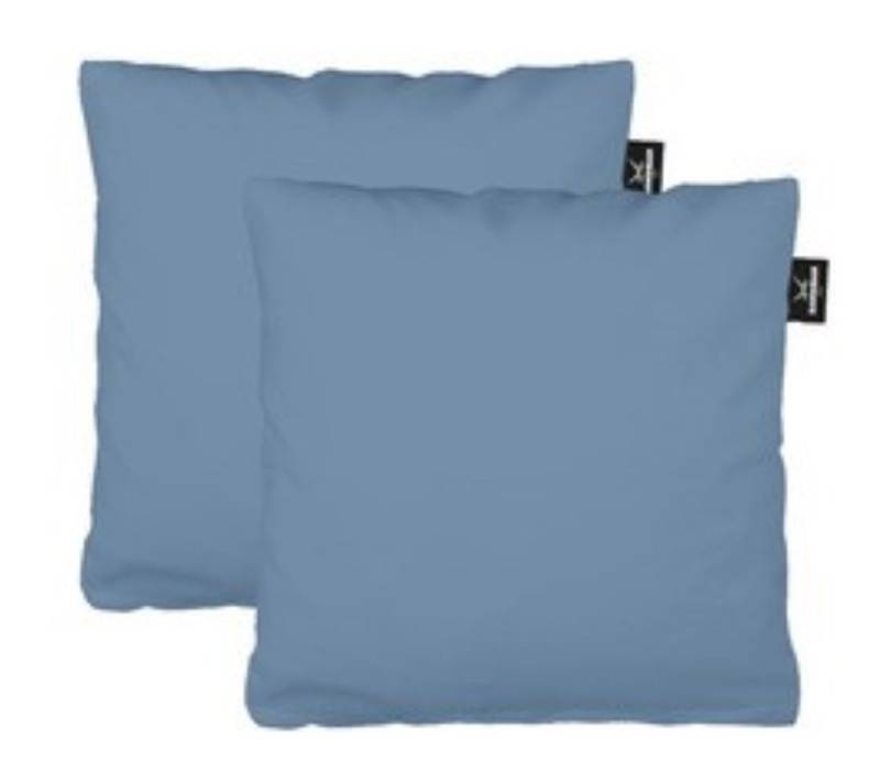 Sansibar Sylt Kissenbezug 2er Set Uni Jersey Kissenhülle, 80x80 cm, edlem Sansibar Steg-Fähnchen, (2 Stück), 2er Set, perfekter, faltenfreier Sitz, Antipilling Ausrüstung von Sansibar Sylt