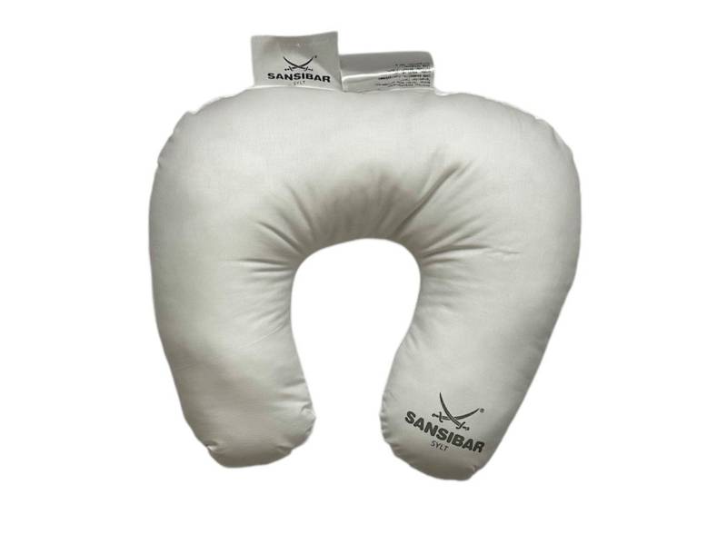Sansibar Sylt Kopfkissen Sansibar Ocean Dream Nackenhörnchen, Füllung: 100% Polyester (Sensofill), Bezug: 100% Baumwolle, Optimale Feuchtigkeitsregulierung und perfekte Stützkraft von Sansibar Sylt