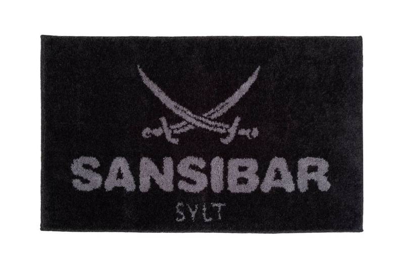 Sansibar Sylt Badematte Badematte SANSIBAR BL 60x100 cm grau Badteppich Badvorleger von Sansibar Sylt