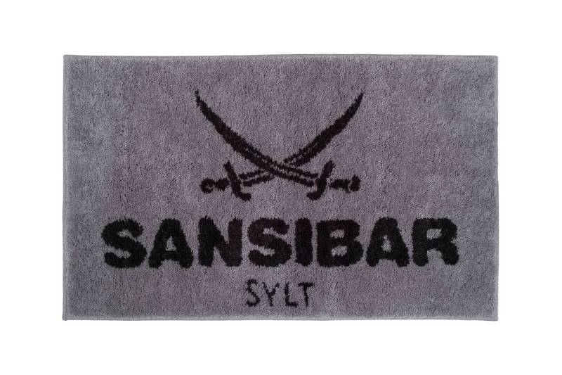 Sansibar Sylt Badematte Badematte SANSIBAR BL 60x100 cm silber Badteppich Badvorleger von Sansibar Sylt