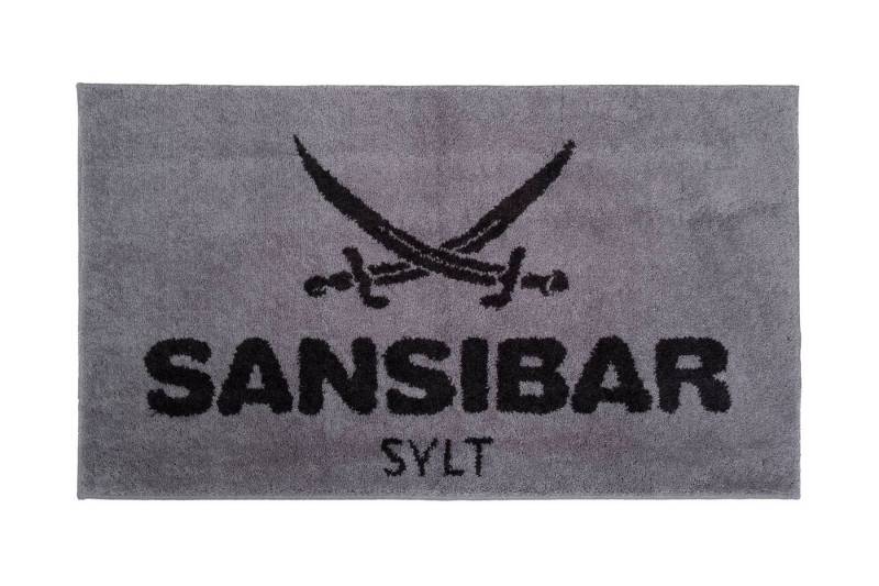 Sansibar Sylt Badematte Badematte SANSIBAR BL 70x120 cm silber Badteppich Badvorleger von Sansibar Sylt