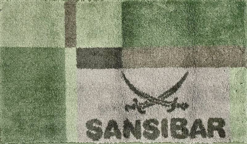 Sansibar Sylt Badematte Badematte SANSIBAR LBH 120x70x2 cm grün Badteppich Badvorleger von Sansibar Sylt